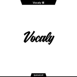 queuecat (queuecat)さんのアクセサリーショップサイト「Vocaly」のロゴへの提案