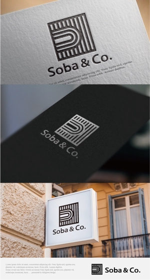 drkigawa (drkigawa)さんのそば店「Soba & Co.」のロゴ制作への提案