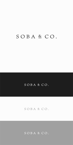 designdesign (designdesign)さんのそば店「Soba & Co.」のロゴ制作への提案