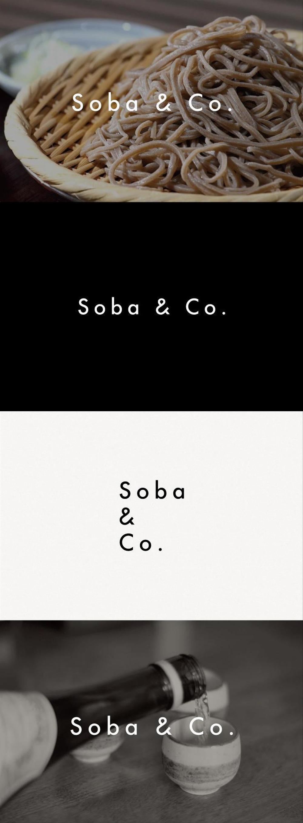 そば店「Soba & Co.」のロゴ制作