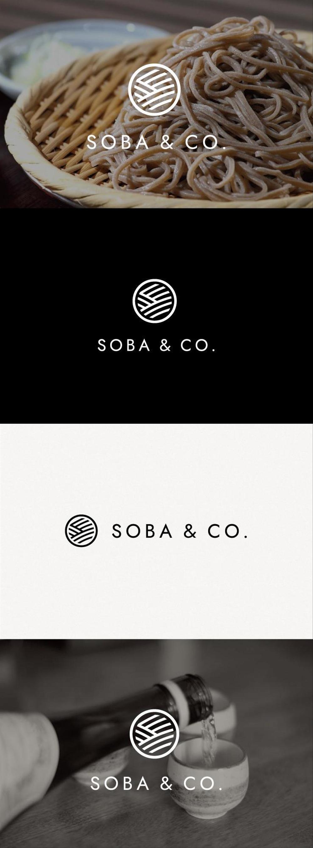 そば店「Soba & Co.」のロゴ制作