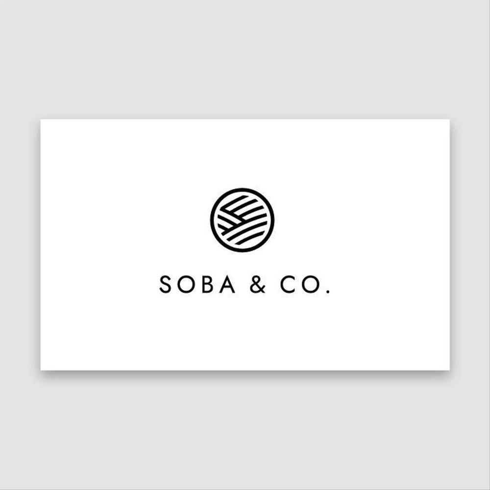 そば店「Soba & Co.」のロゴ制作