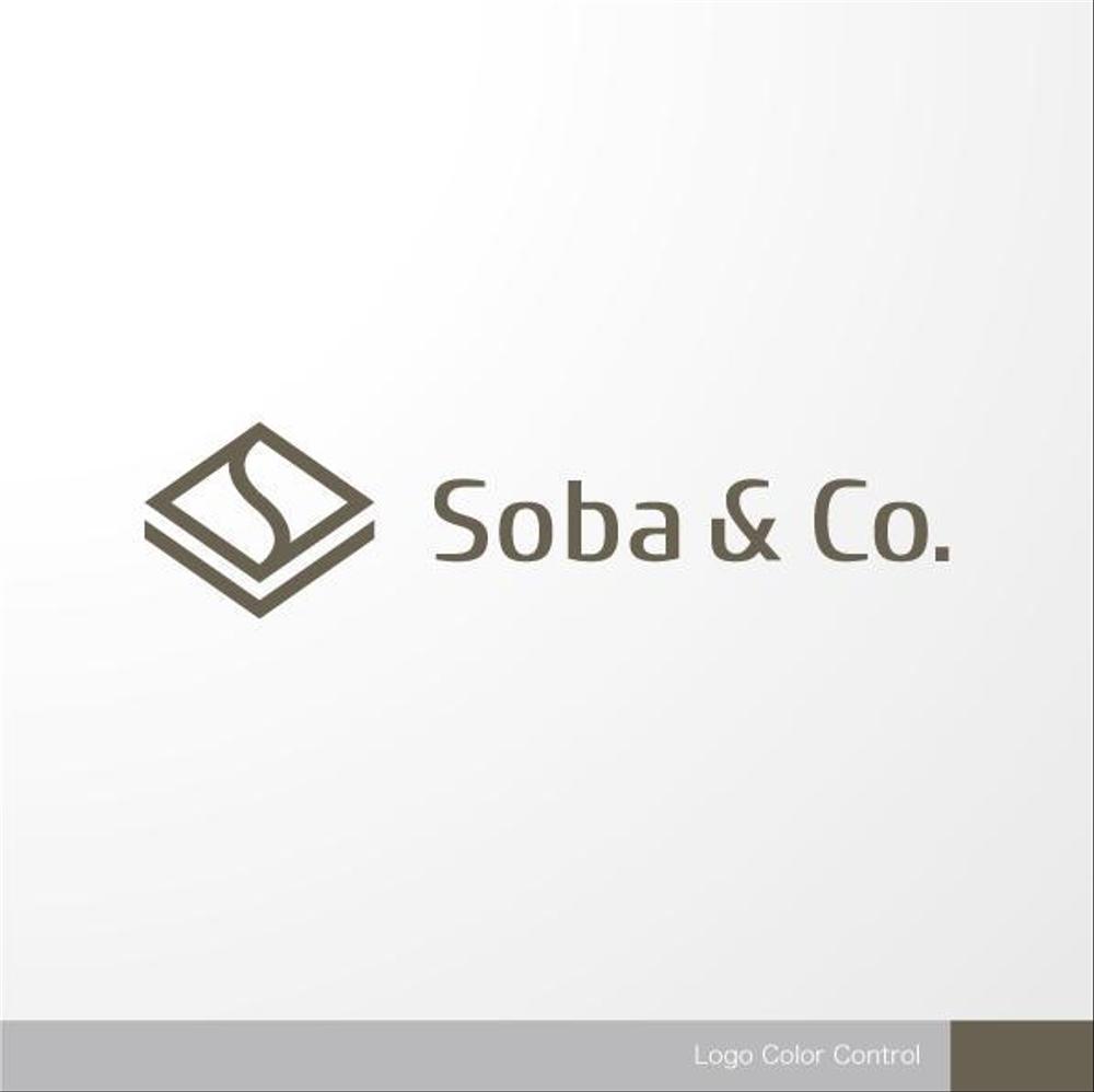 そば店「Soba & Co.」のロゴ制作