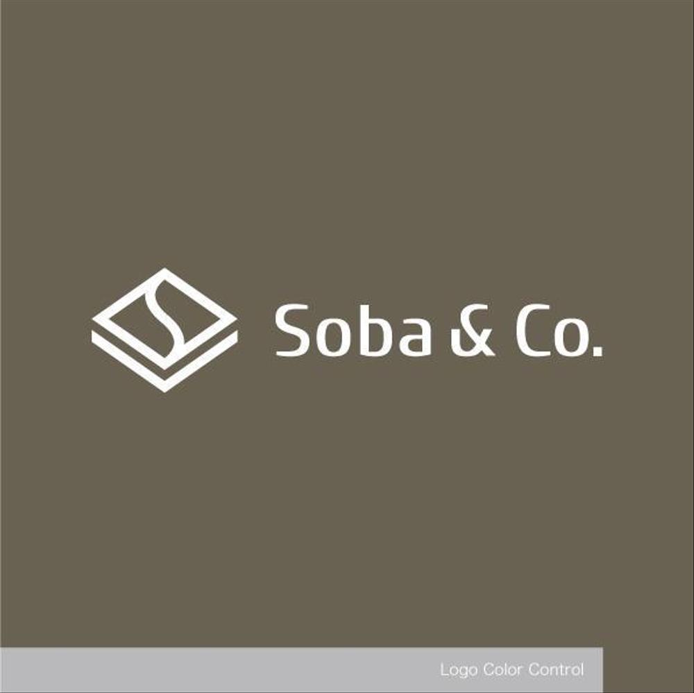 そば店「Soba & Co.」のロゴ制作