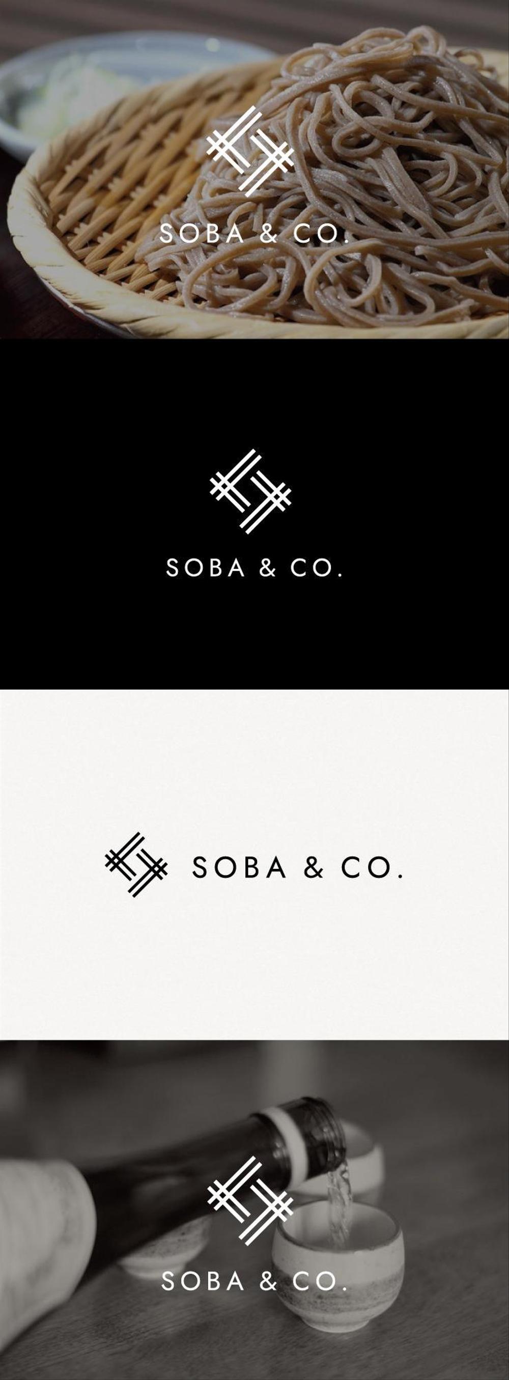 そば店「Soba & Co.」のロゴ制作