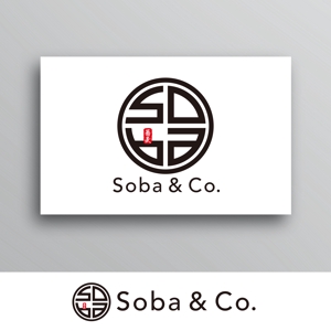 White-design (White-design)さんのそば店「Soba & Co.」のロゴ制作への提案