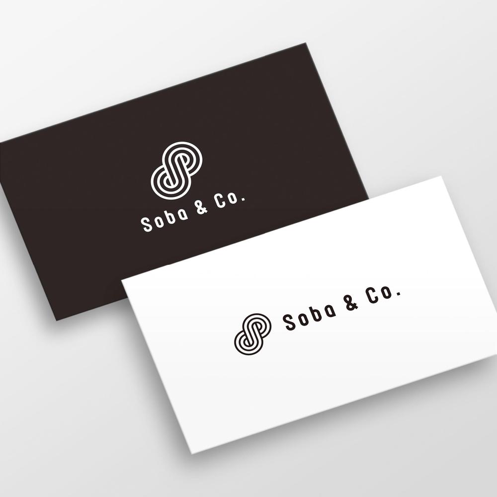 そば店「Soba & Co.」のロゴ制作