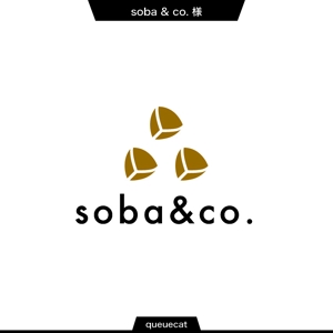 queuecat (queuecat)さんのそば店「Soba & Co.」のロゴ制作への提案