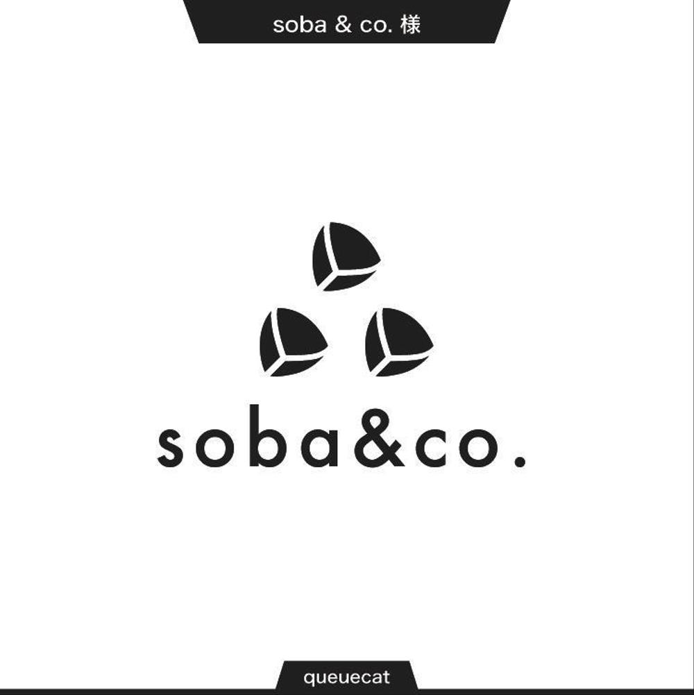 そば店「Soba & Co.」のロゴ制作