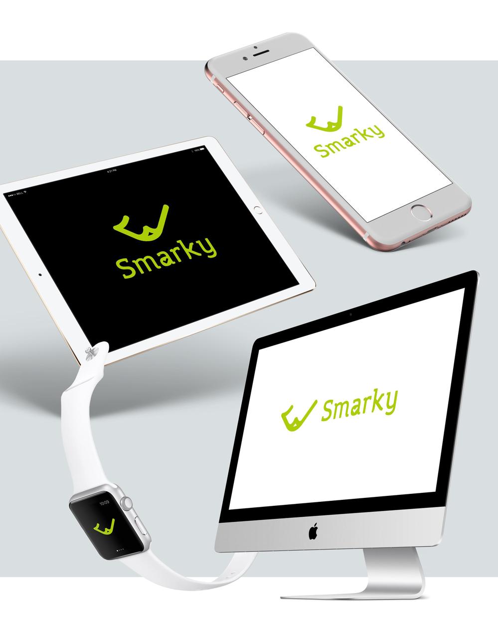 新会社「Smarky」のロゴ、アイコン制作