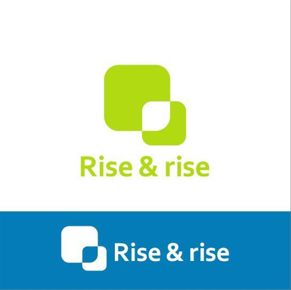 「Rise＆rise」のロゴ作成（商標登録なし）