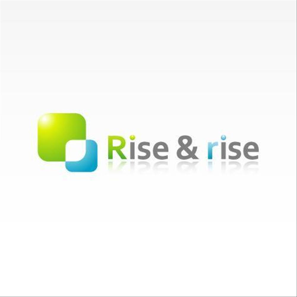 「Rise＆rise」のロゴ作成（商標登録なし）