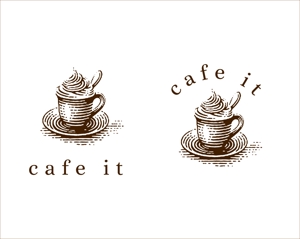 nobdesign (nobdesign)さんのカフェ　ｃａｆｅ　ｉｔへの提案