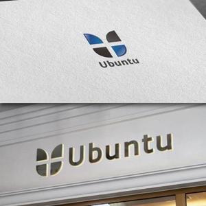 late_design ()さんの昼は編み物カフェ、夜はグローバルな学習塾を二部制で運営する「Ubuntu」のロゴへの提案