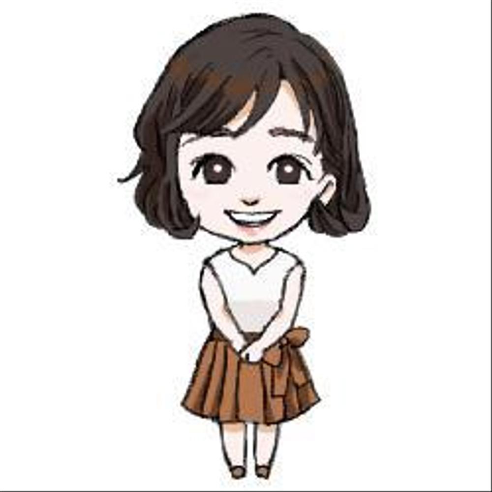 HP掲載用の社員紹介デフォルメ似顔絵（イラスト）