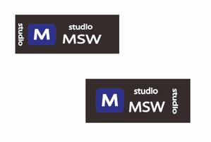 MINTO (smartc)さんの音楽リハーサルスタジオ「studio MSW」のロゴへの提案