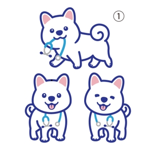D-Cafe　 (D-Cafe)さんの医療系iPhoneアプリ用　犬のキャラクターデザインへの提案