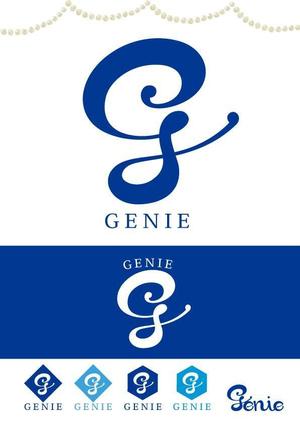 可成屋 (shiruhi)さんの美容機器メーカー　株式会社GENIEのロゴと字体のデザインを依頼です。への提案