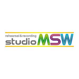 perles de verre (perles_de_verre)さんの音楽リハーサルスタジオ「studio MSW」のロゴへの提案