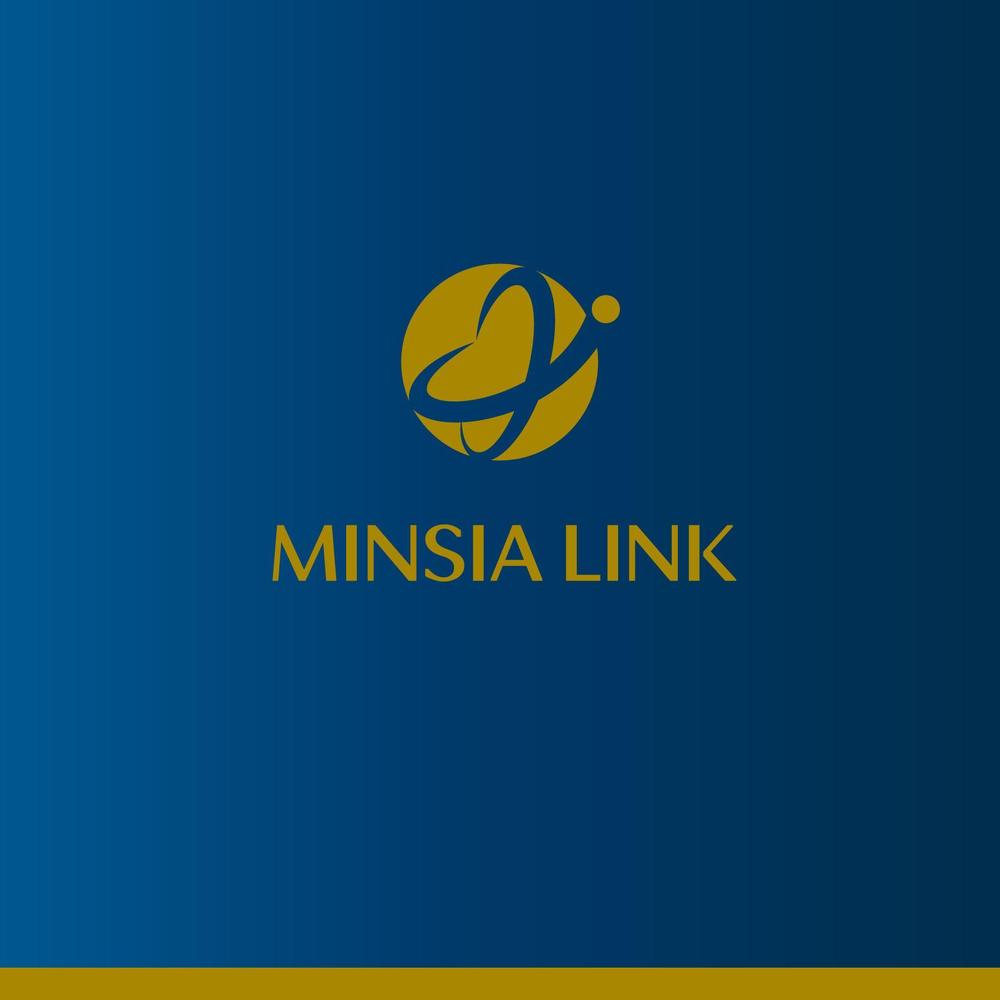 【ＭＩＮＳＩＡ　ＬＩＮＫ（ミンシアリンク）】会社設立のロゴ作成