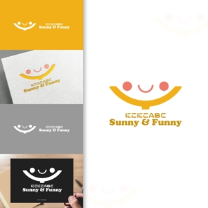 charisabse ()さんの英会話教室 「にこにこABC Sunny & Funny」 のロゴへの提案