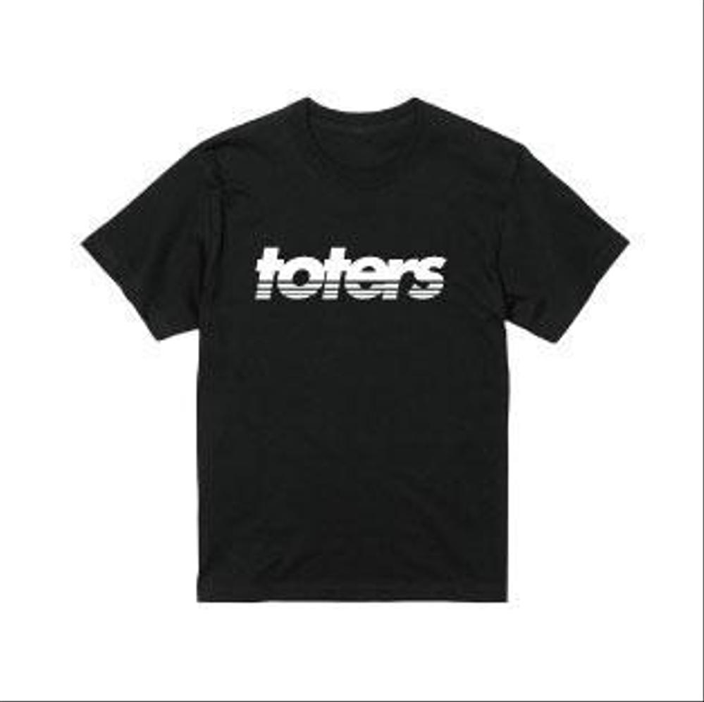 トートバッグ、Tシャツ、ポロシャツ等のブランド「toters」のロゴ