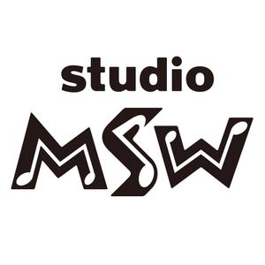 kosei (kosei)さんの音楽リハーサルスタジオ「studio MSW」のロゴへの提案