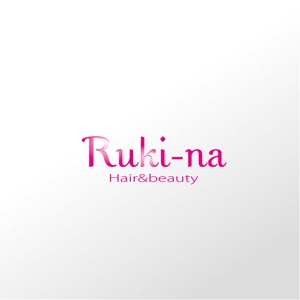 Cheshirecatさんの美容室、エステのトータルビューティーサロン「Hair&beauty Ruki-na」のロゴ作成への提案