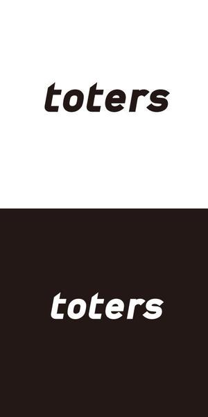 ATARI design (atari)さんのトートバッグ、Tシャツ、ポロシャツ等のブランド「toters」のロゴへの提案