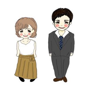 絵音 ()さんのHP掲載用の社員紹介デフォルメ似顔絵（イラスト）への提案