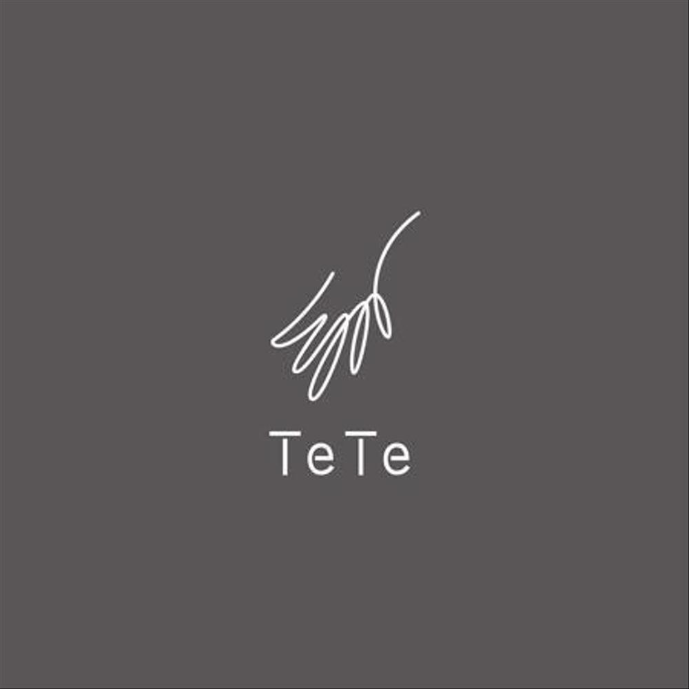 リラぐゼーションサロン「TeTe」のイラストロゴ