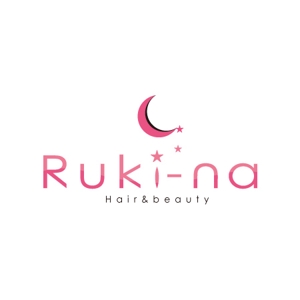 h_popo (h_work)さんの美容室、エステのトータルビューティーサロン「Hair&beauty Ruki-na」のロゴ作成への提案