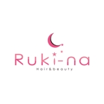 h_popo (h_work)さんの美容室、エステのトータルビューティーサロン「Hair&beauty Ruki-na」のロゴ作成への提案