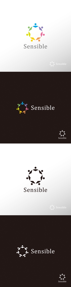 doremi (doremidesign)さんのセミナー、コンサルティング運営会社「Sensible」のロゴへの提案