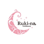 pinkpank (pinkpank)さんの美容室、エステのトータルビューティーサロン「Hair&beauty Ruki-na」のロゴ作成への提案