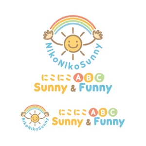 hrs705 (nhrs_705)さんの英会話教室 「にこにこABC Sunny & Funny」 のロゴへの提案