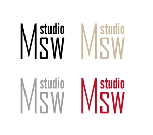itokir design (itokiri_design)さんの音楽リハーサルスタジオ「studio MSW」のロゴへの提案