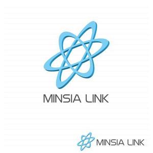 MimikakiMania (mimikakimania)さんの【ＭＩＮＳＩＡ　ＬＩＮＫ（ミンシアリンク）】会社設立のロゴ作成への提案