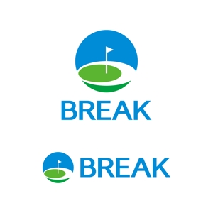 tsujimo (tsujimo)さんのゴルフサークル「BREAK」のロゴへの提案