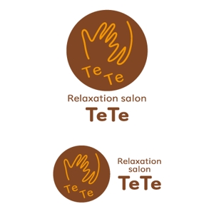 wzsakurai ()さんのリラぐゼーションサロン「TeTe」のイラストロゴへの提案