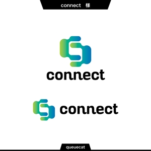 queuecat (queuecat)さんのシステム開発会社の株式会社connectのロゴへの提案