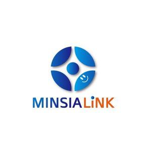 鈴木元 ()さんの【ＭＩＮＳＩＡ　ＬＩＮＫ（ミンシアリンク）】会社設立のロゴ作成への提案