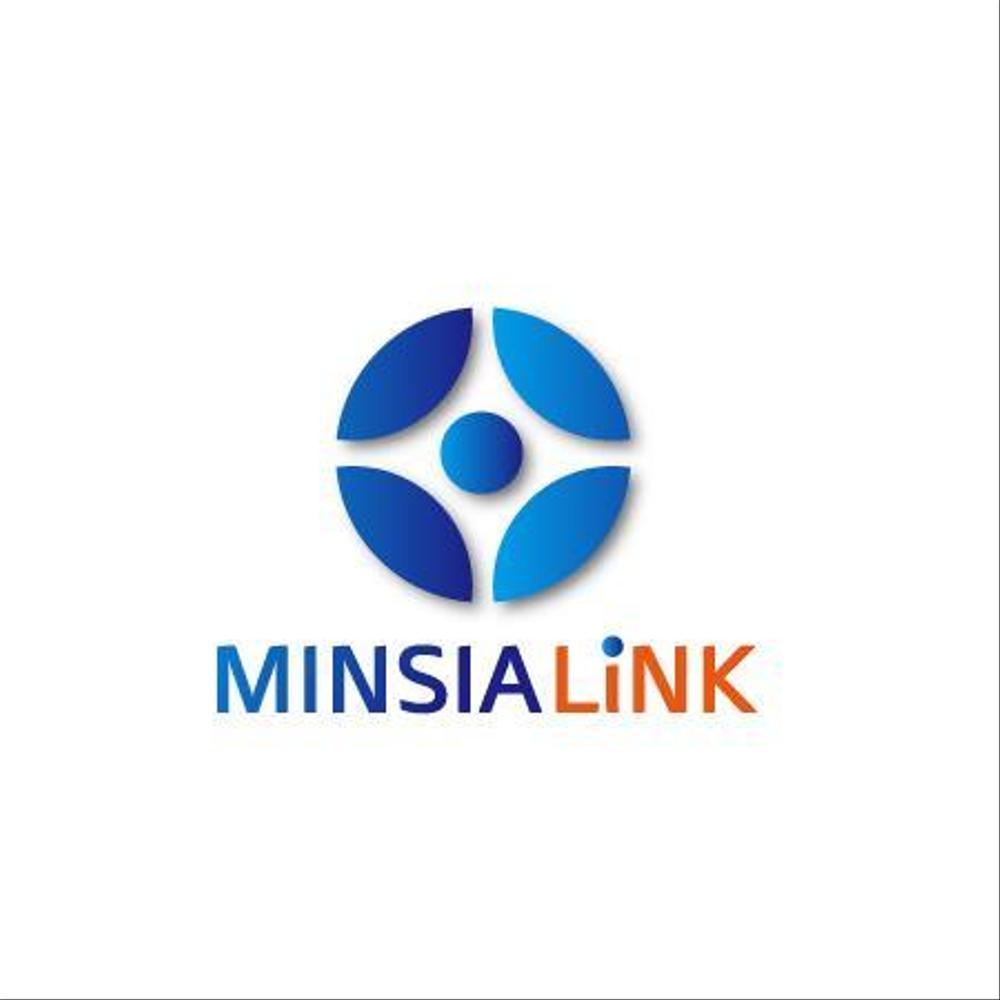 【ＭＩＮＳＩＡ　ＬＩＮＫ（ミンシアリンク）】会社設立のロゴ作成