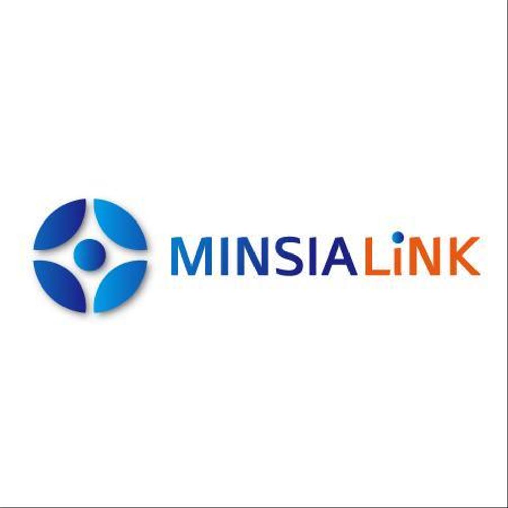 【ＭＩＮＳＩＡ　ＬＩＮＫ（ミンシアリンク）】会社設立のロゴ作成