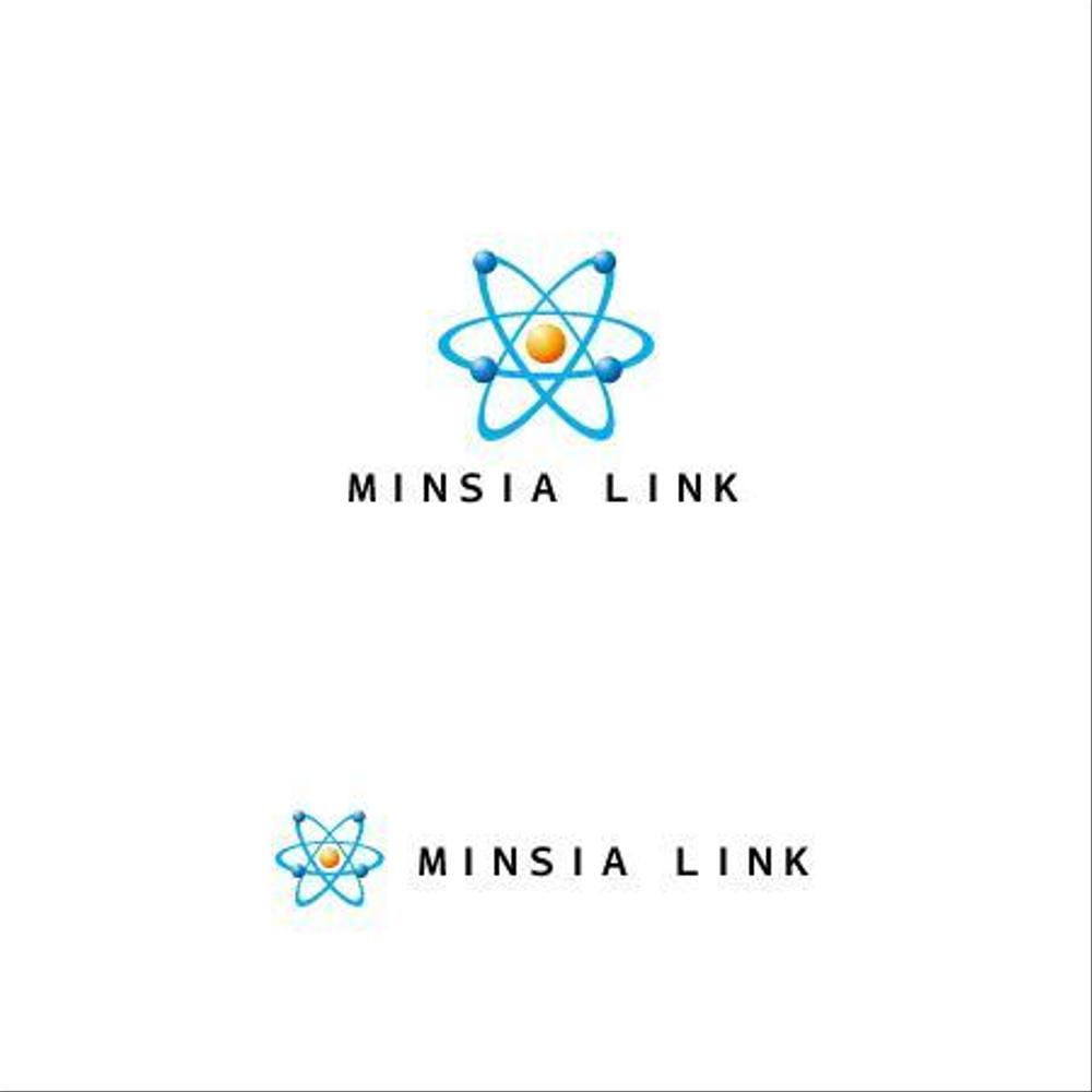 【ＭＩＮＳＩＡ　ＬＩＮＫ（ミンシアリンク）】会社設立のロゴ作成