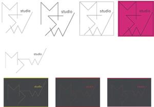 homlaさんの音楽リハーサルスタジオ「studio MSW」のロゴへの提案