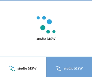 動画サムネ職人 (web-pro100)さんの音楽リハーサルスタジオ「studio MSW」のロゴへの提案