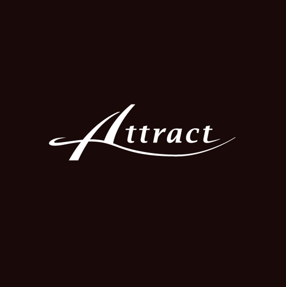 「Attract」のロゴ作成