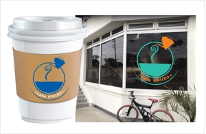 29cats (ccomengyi)さんの港のカフェ「cafeうみいろ」のロゴへの提案