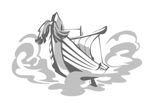 m-hosoda (miomiopom_1008)さんの日本酒「大阪空舟」の筆文字ロゴと和船の絵、どちらかだけでもOKへの提案
